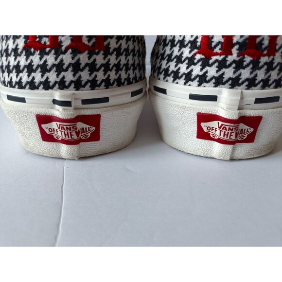 Vans Bold Ni Bender Sneakers Men's 11 Leopard Print Denim Houndstooth Shoes - Picture 10 of 11